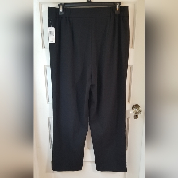 Sutton Studio NWT Black Business Dress Fly Front Pants Size 16W - Picture 2 of 9